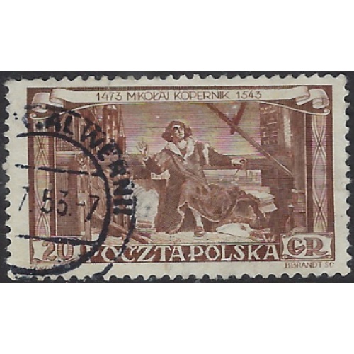 Poland 578 Used 1953 issue (ak7686)