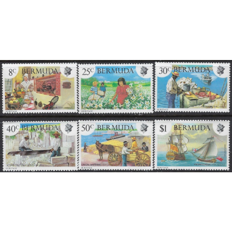 Bermuda 406-11 MNH 1981 set (ak7727)