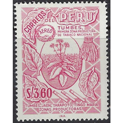 Peru C210 MNH 1968 Tobacco Plant (ak7728)
