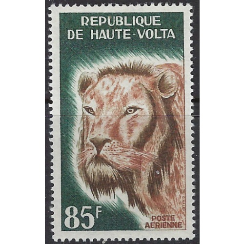 Burkina Faso C26 MLH 1965 Lion (ak7744)