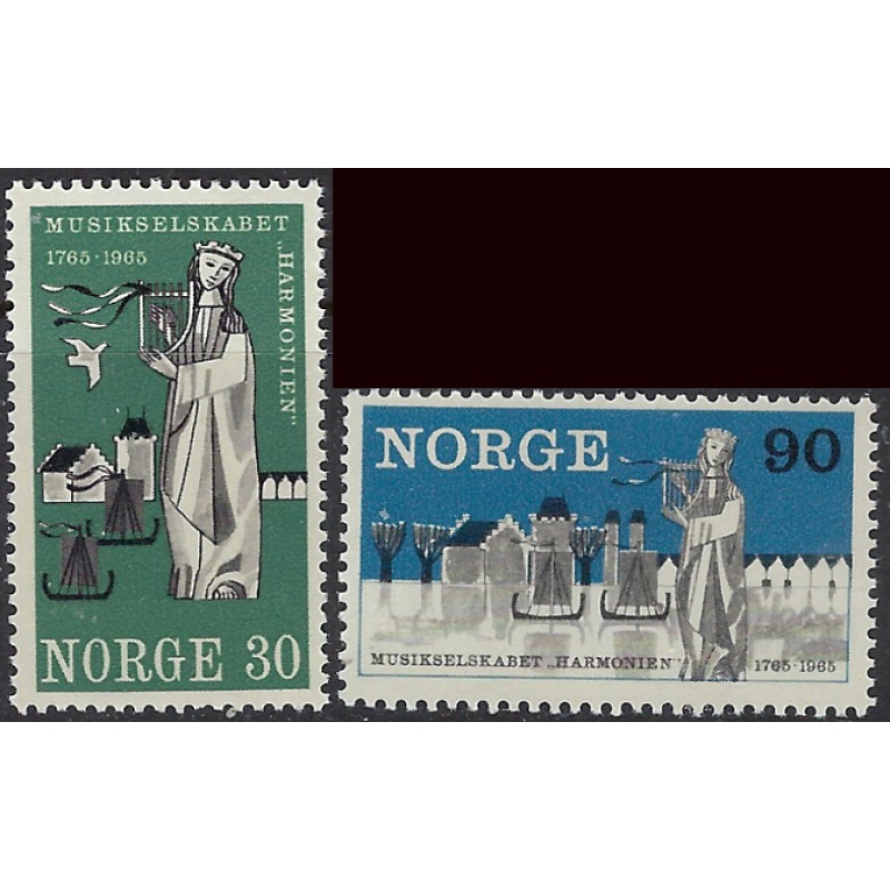 Norway 477-78 MNH 1965 set (ak7749)