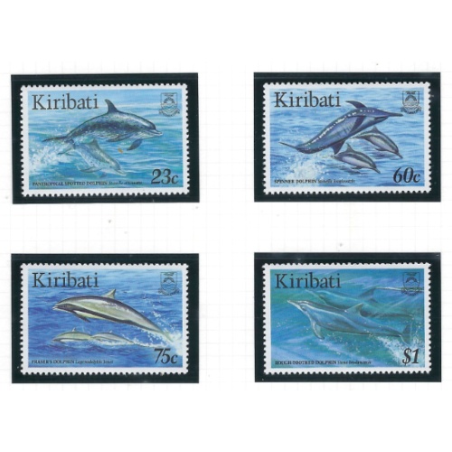 Kiribati 675-78 MNH 1996 Dolphins (ak7784)