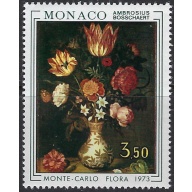 Monaco 860 MNH 1973 Flowers (ak7809)