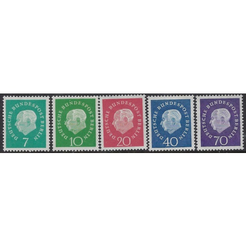 Germany Berlin 9N165-69 MH 1959 set (ak7814)