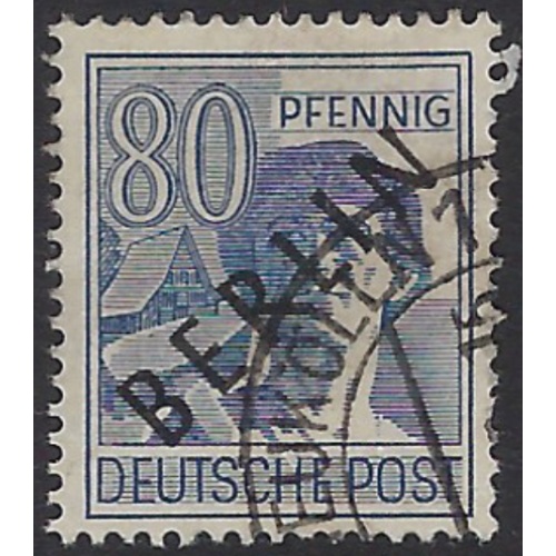 Germany Berlin 9N15 Used 1948 Overprint (ak7815)