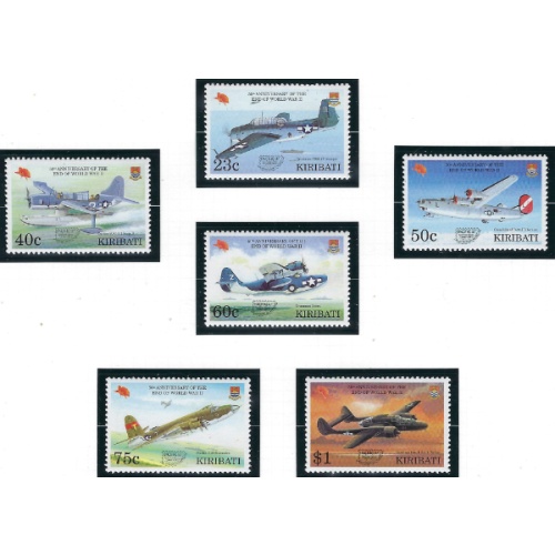Kiribati 691-96 MNH 1997 Airplanes (ak7817)