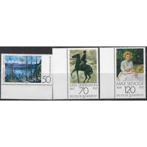 Germany 1283-85 MNH 1978 Paintings (ak7845)