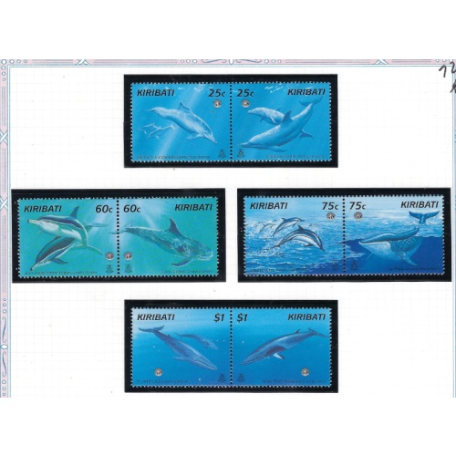 Kiribati 721-28 MNH 1998 Whales and Dolphins (ak7850)