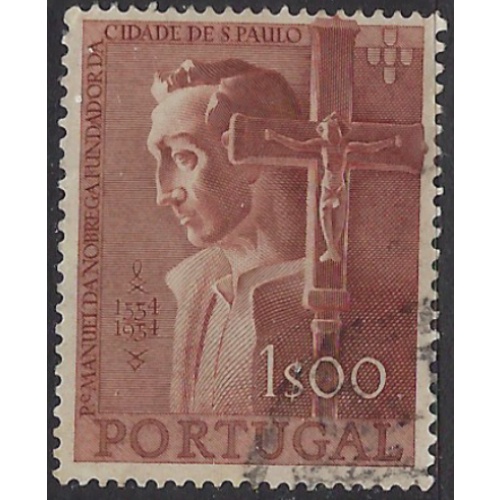 Portugal 800 Used 1954 issue (ak7857)