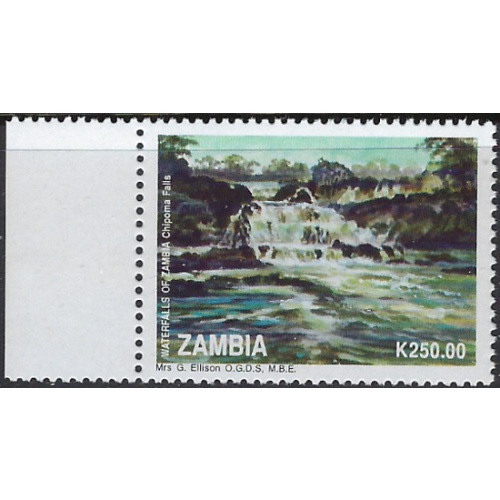 Zambia 618 MNH 1993 Waterfall (ak7897)