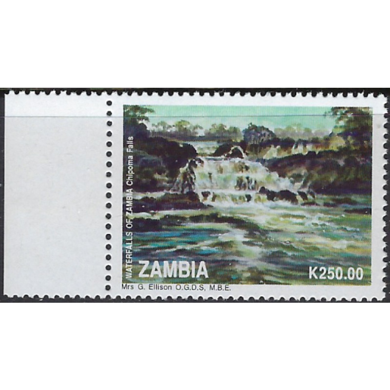 Zambia 618 MNH 1993 Waterfall (ak7897)
