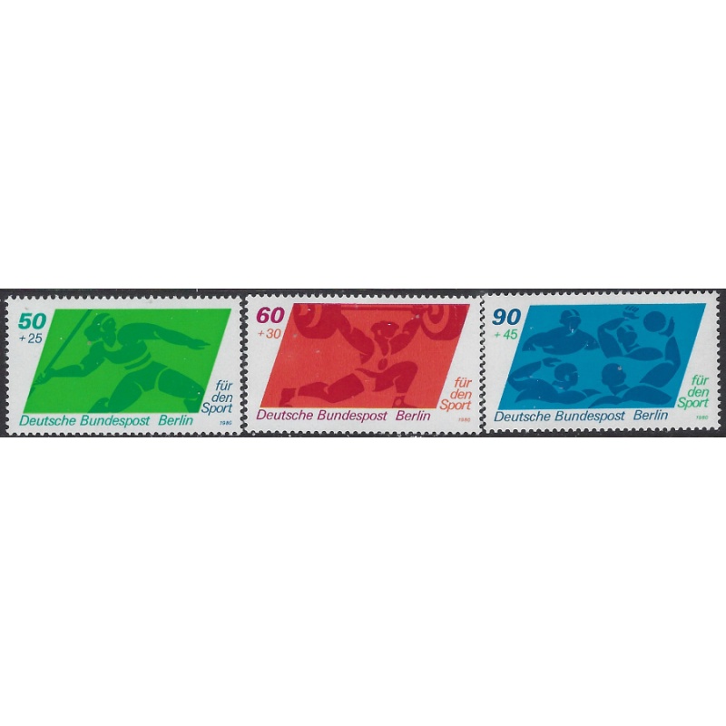 Germany Berlin 9NB168-70 MNH 1980 Sports (ak7930)
