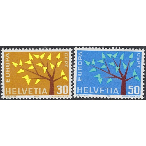 Switzerland 416-17 MNH 1962 Europa (ak7931)