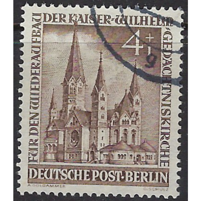 Germany Berlin 9NB8 Used 1953 issue (ak7989)