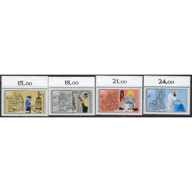 Germany Berlin 9NB245-48 MNH 1987 Industry (ak7990)
