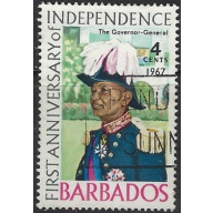 Barbados 298 Used 1967 issue (ak8006)