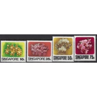 Singapore 319-22 MNH 1979 Flowers (ak8015)