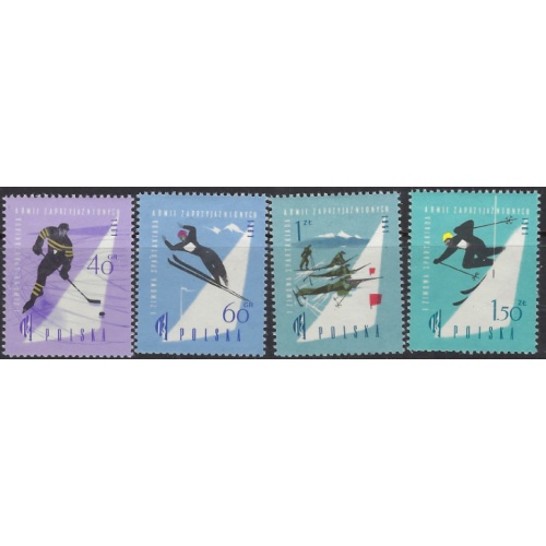 Poland 969-72 MNH 1961 Sports (ak8032)