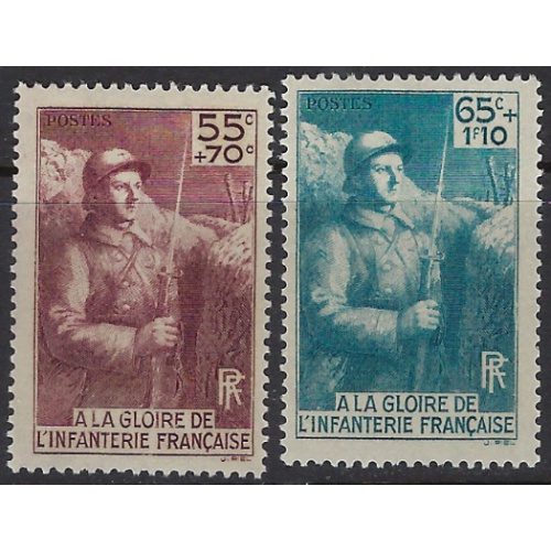 France B71-72 MH 1938 set (ak8039)