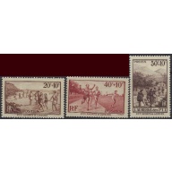 France B60-62 MH 1937 set (ak8044)