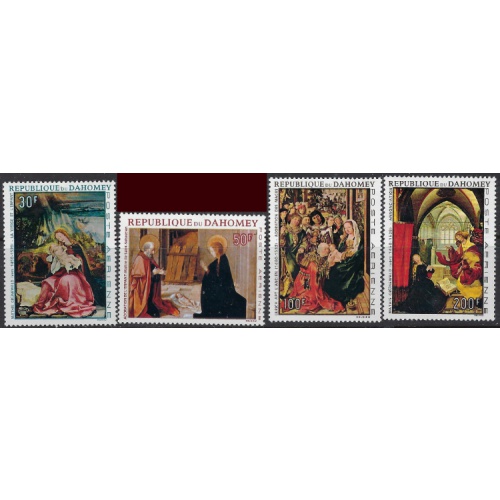 Dahomey C63-66 MNH 1967 Christmas (ak8046)