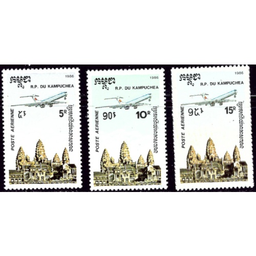 Cambodia C59-62 MNH 1986 set (ak8095)