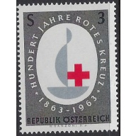 Austria 710 MNH 1963 Red Cross (ak8107)