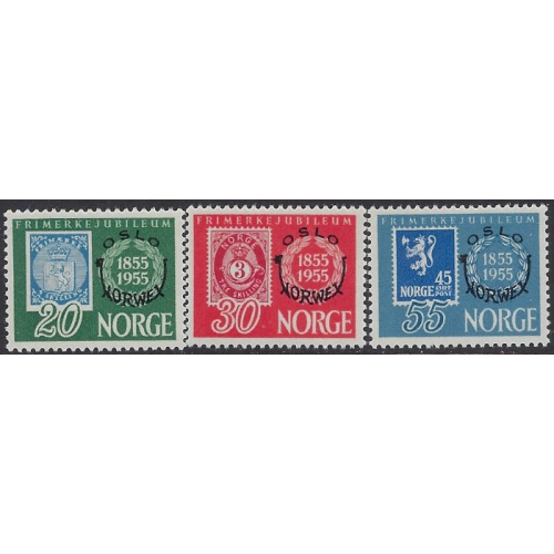 Norway 340-42 MNH 1955 set (ak8156)