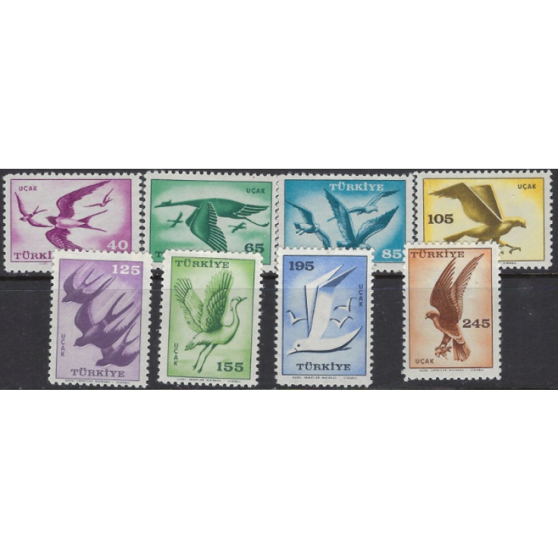 Turkey C31-38 MH 1959 Birds (ak8162)