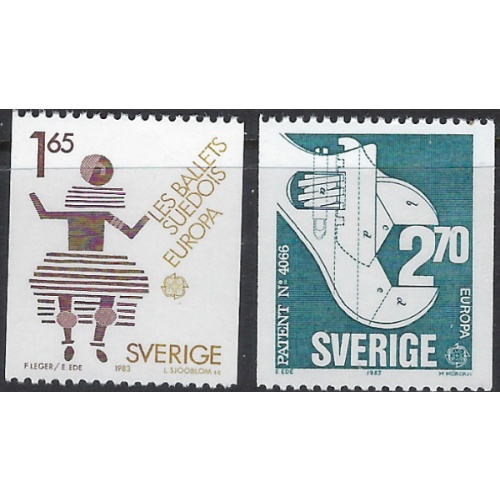 Sweden 1460-61 MNH 1989 Europa (ak8166)