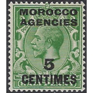 Great Britain off in Morocco 402 MH 1917 issue; penciled numbers on back (ak8168)