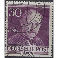 Germany Berlin 9N92 Used 1953 issue; trimmed bottom (ak8175)