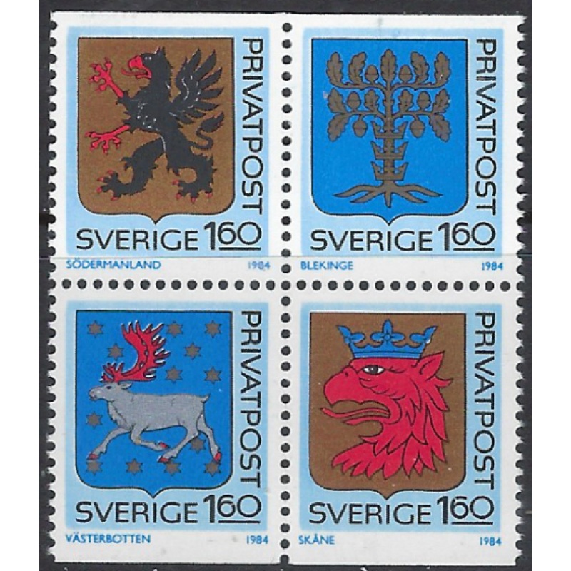 Sweden 1492-95 MNH 1984 Block (ak8187)