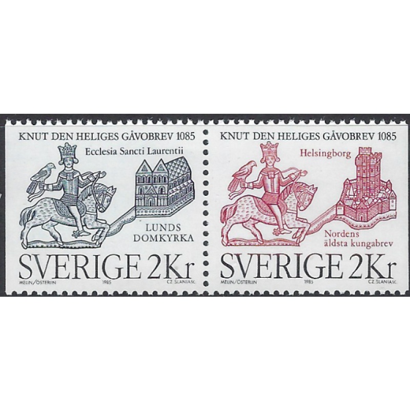 Sweden 1538-39 MNH 1985 Pair (ak8188)
