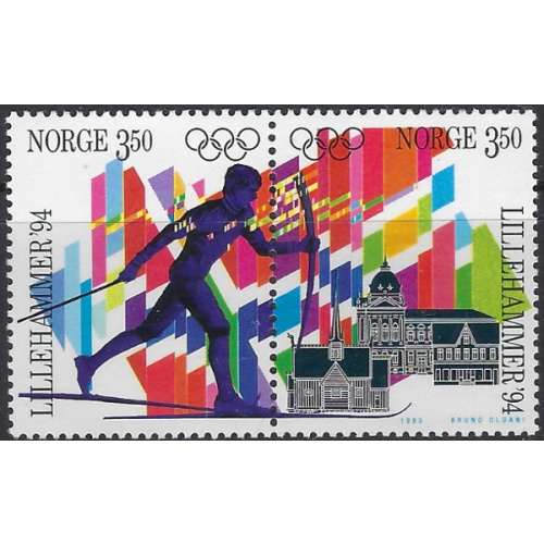 Norway 1048a MNH 1993 Olympics (ak8201)