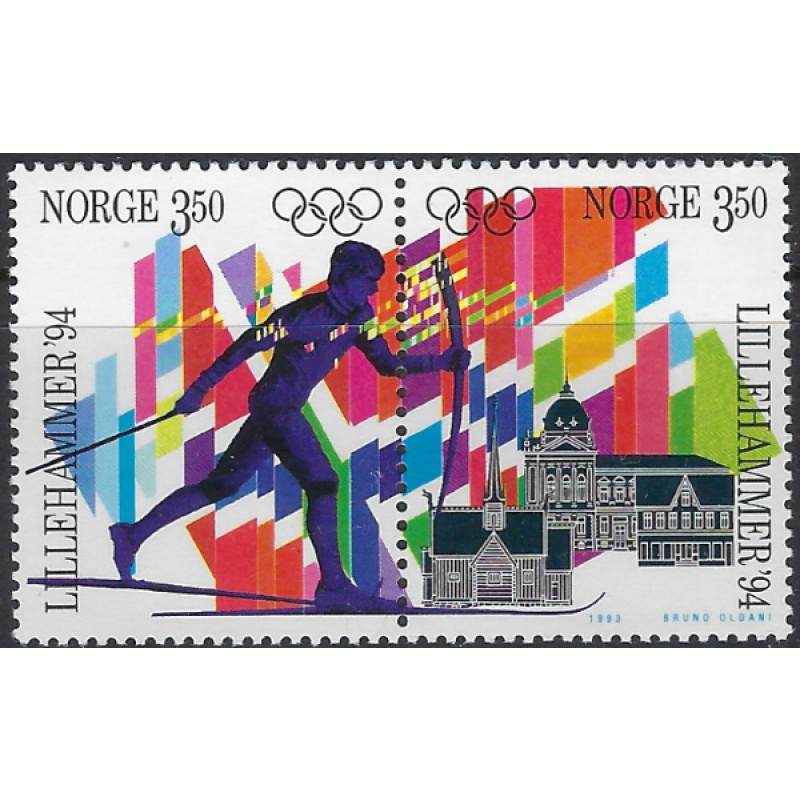 Norway 1048a MNH 1993 Olympics (ak8201)