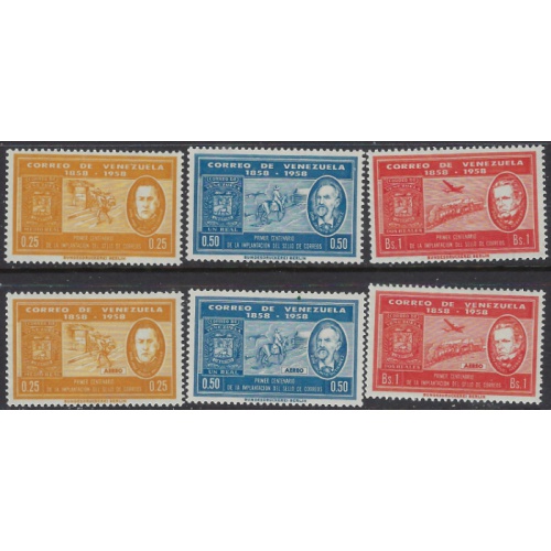 Venezuela 740-42; C706-08 MNH 1959 set (ak8216)