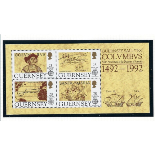 Guernsey 470a MNH 1992 Christopher Columbus (ak8220)