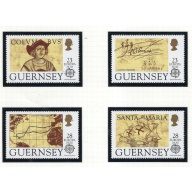 Guernsey 467-70 MNH 1992 Christopher Columbus (ak8221)