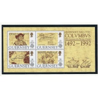 Guernsey 470a MNH 1992 Christopher Columbus (ak8222)