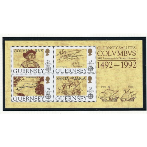 Guernsey 470a MNH 1992 Christopher Columbus (ak8222)