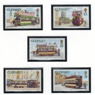 Guernsey 503-04 MNH 1992 Streetcars (ak8224)