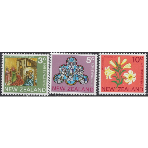 New Zealand 560-62 MNH 1974 Christmas (ak8236)