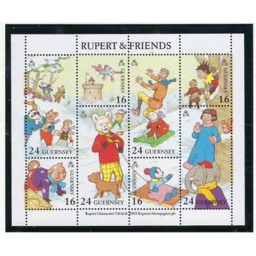Guernsey 510 MNH 1993 Rupert and Friends (ak8240)