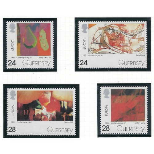 Guernsey 511-14 MNH 1993 Europa (ak8241)