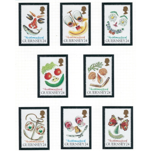 Guernsey 543-50 MNH 1995 Geetings (ak8265)
