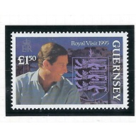 Guernsey 558 MNH 1995 Royal Visit (ak8266)