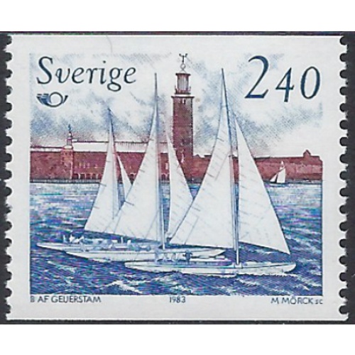 Sweden 1455 MNH 1983 Sailboats (ak8289)
