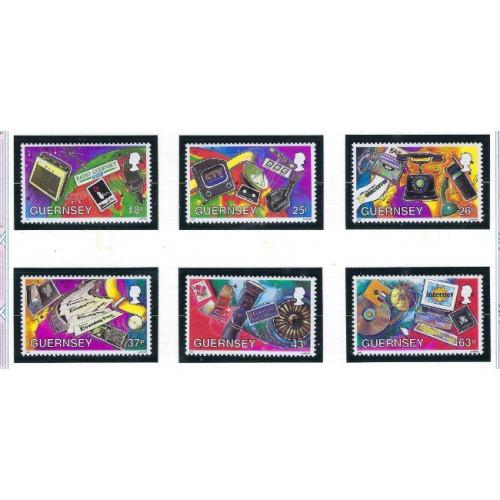 Guernsey 597-602 MNH 1997 Communications (ak8301)