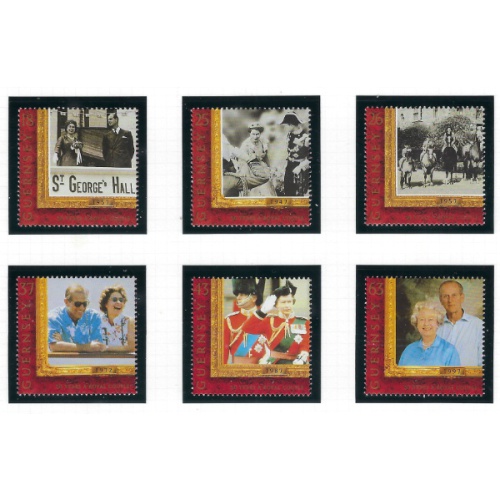 Guernsey 603-08 MNH 1997 QEII Golden Wedding (ak8302)